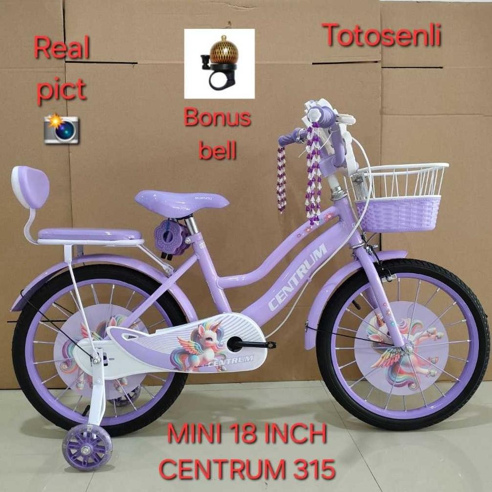Terlaris Sepeda Anak Perempuan 18 Inch Centrum 315 Lissela / Mini Anak 18 Centrum 315