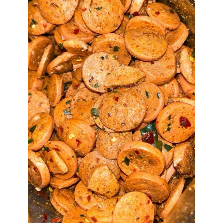 

Keripik Sosis Goreng Balado Manis Cemilan Gurih Food- 50 GR Camilan Viral Keripik Cemilan Sosis