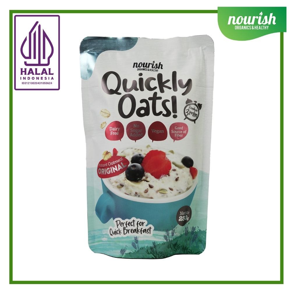 

Quickly Oats! Instant Oatmeal Original Buy 1 Get 1 Free (250gr x 2pc) Nugi