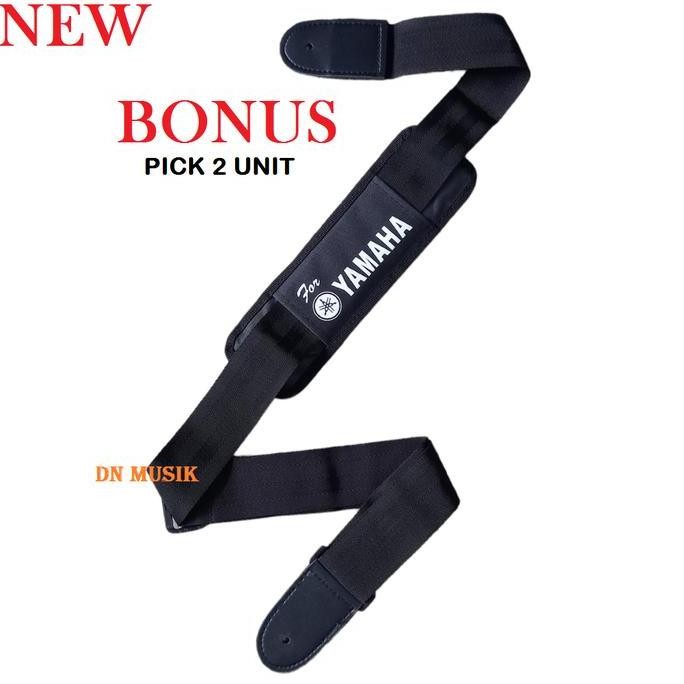 TERBARU STRAP GITAR YAMAHA TO GITAR AKUSTIK,ELEKTRIK,BASS MODEL ELEGAN BONUS.
