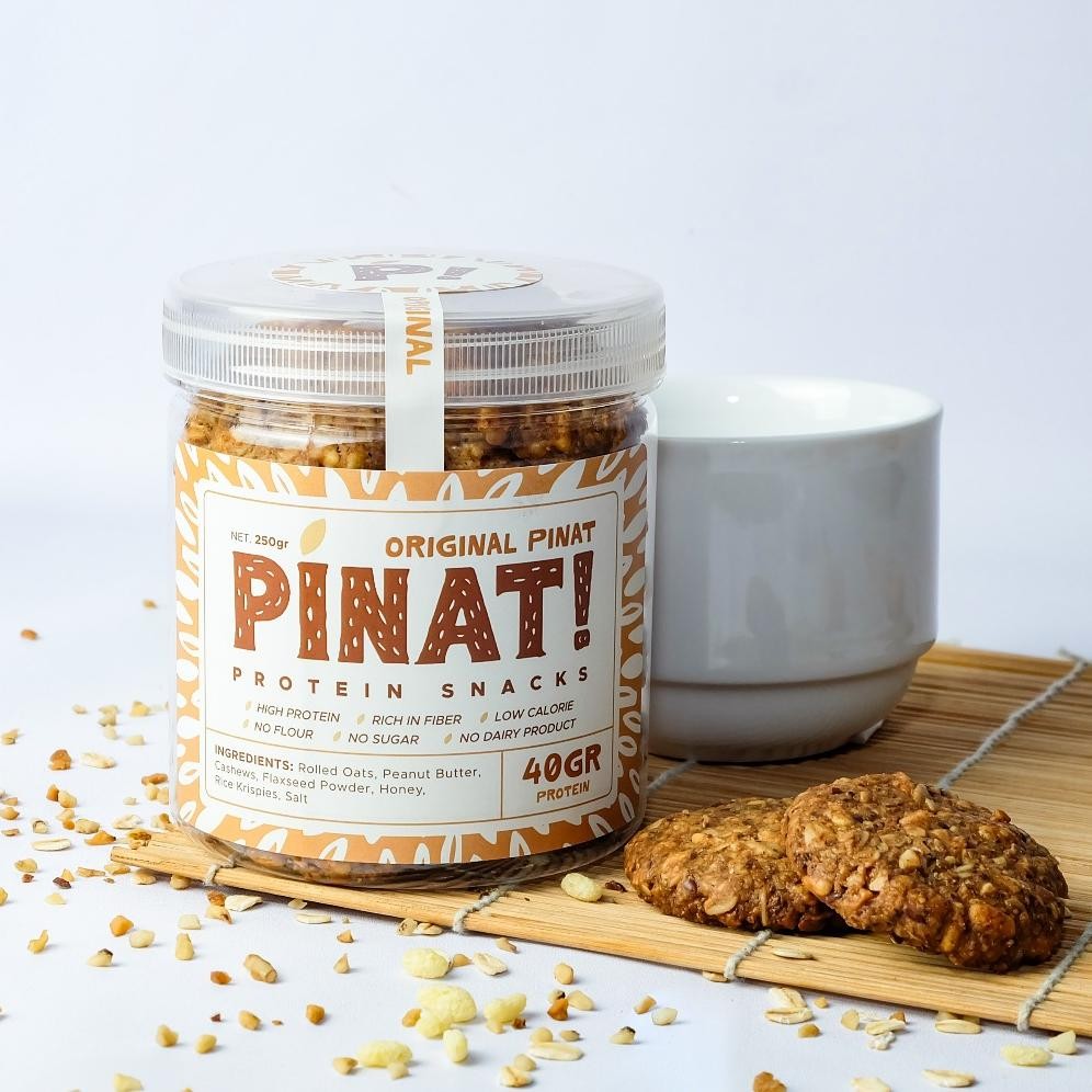 

PEANUT OATMEAL HIGH PROTEIN COOKIES | ORIGINAL PINAT Nugi