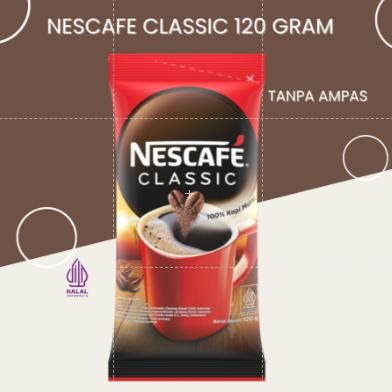 Nescafe Classic 120 gram / Nescafe Kopi Bubuk tekstur halus Nugi