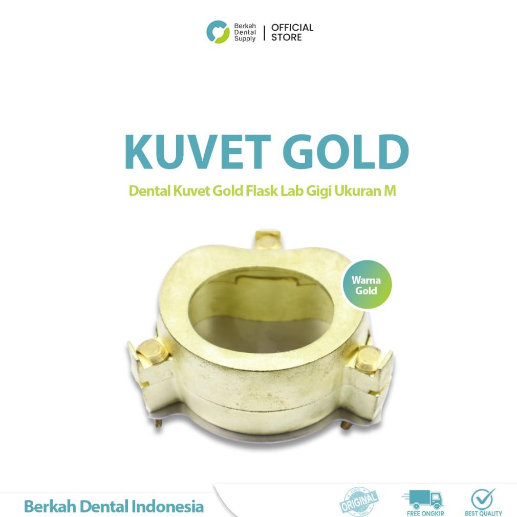 Dental Kuvet Cuvet Gold Flask Lab Gigi