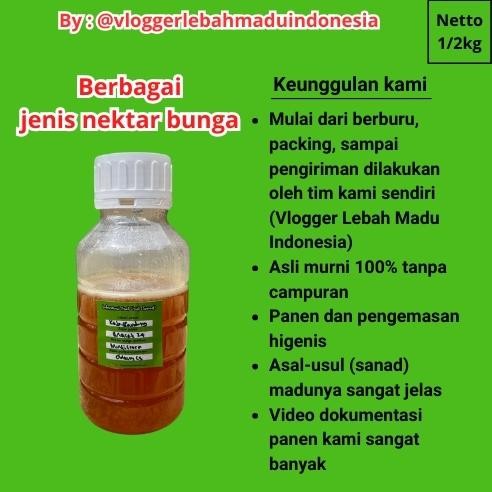 

Madu Asli Hutan Liar Murni 100% Tanpa Campuran Apapun from the forests of West Java (500g) Nugi