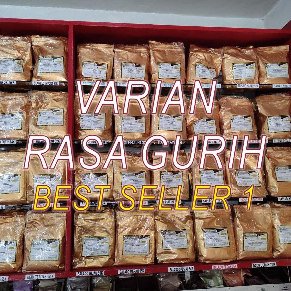 

BUMBU TABUR ANEKA RASA GURIH 1 KG (VARIAN BEST SELLER) COCOK UNTUK ANEKA KRIPIK, AYAM SHIHLIN, KULIT/CEKER/USUS AYAM KRISPY, POPCORN, FRENCH FRIES, KENTANG ULIR, CIMOL, GORENGAN, TAHU CRISPY, KRIPIK PISANG, MAKARONI, RUJAK JAMBU KRISTAL, RUJAK BUAH, DLL.