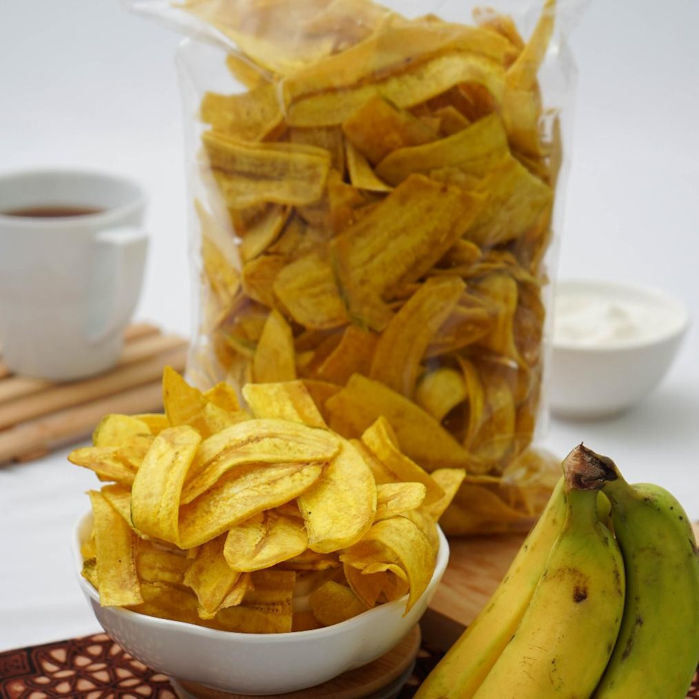

Keripik Pisang Asin Gurih 250gram Nugi