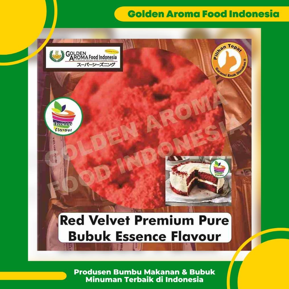 

Bubuk Red Velvet Premium Pure Efe 1/2kg Essen Flavor Ekstrak Tanpa Gula Flavour Essence Flavour Extract GAFI Buat Makanan dan Minuman Roti Kue Bolu Wangi Terbaik yang Bagus Bandung Jakarta Surabaya Review Suwir Nasi Bejek Umpan Pelet Band Nugi