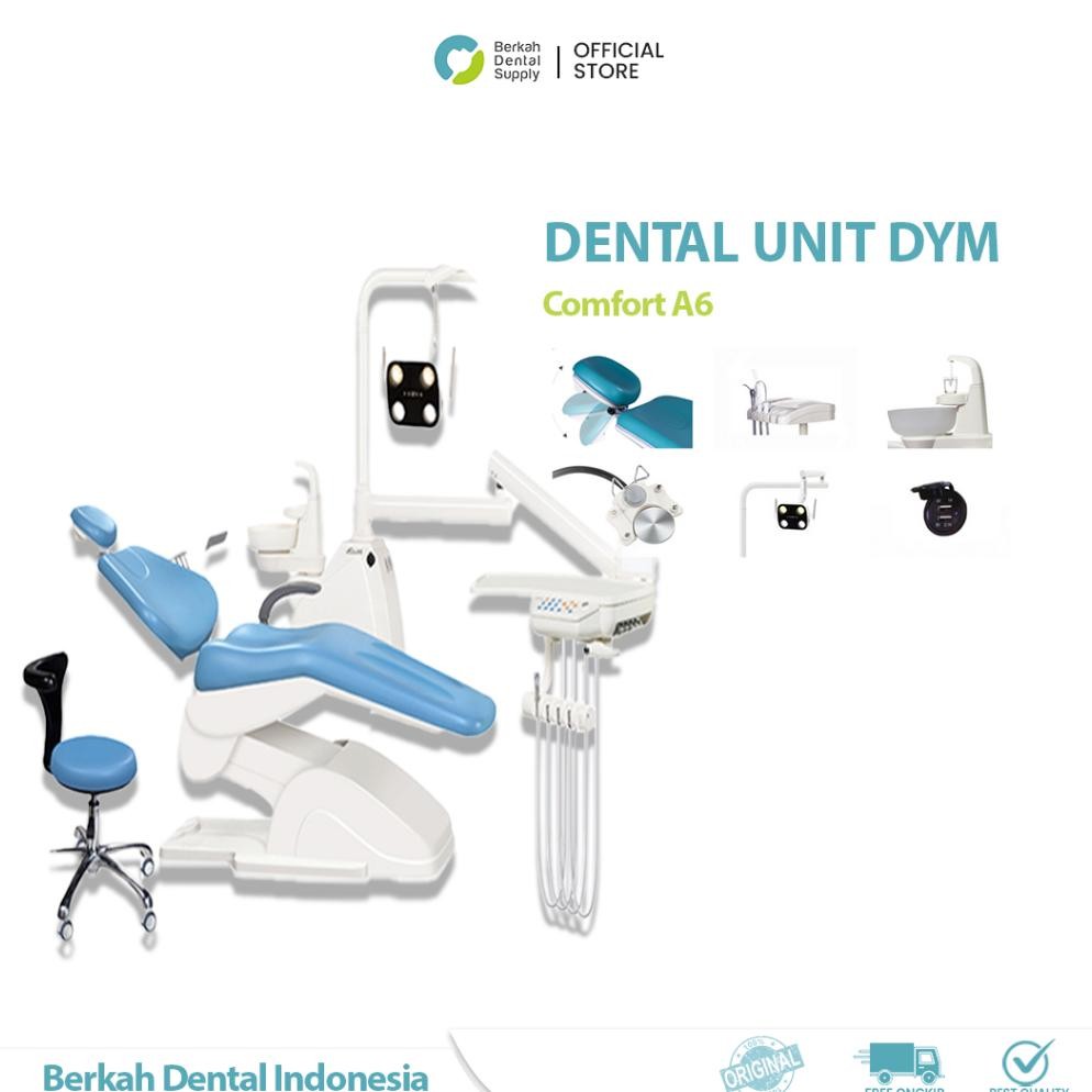 Dental Unit kursi dokter gigi merk Comfort A6 AKL resmi lengkap bergaransi
