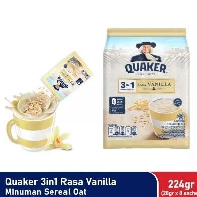 

Quaker 3in1 Vanilla Polybag 224 Gr Malaysia Vanila 8 Sachet 224Gr Nugi