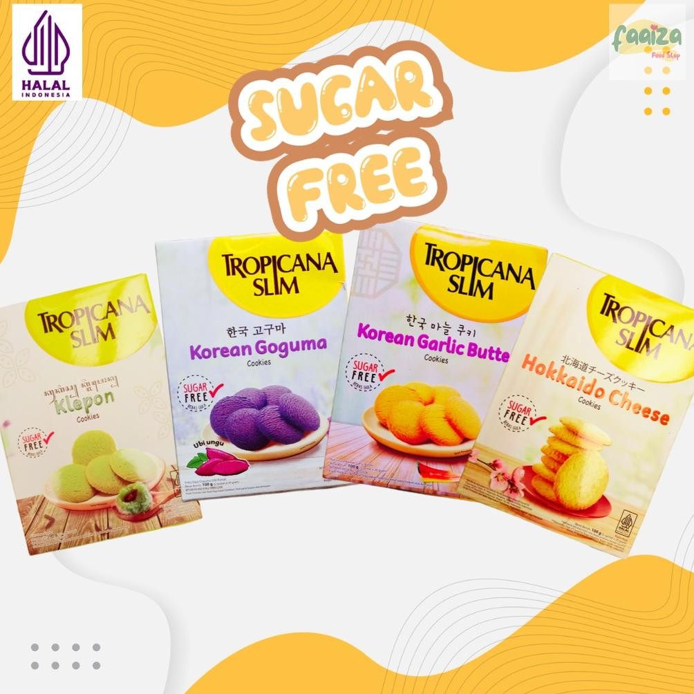 

Tropicana Slim Cookies Diet 100gr (5sch x 20gr) Bebas Gula Nugi