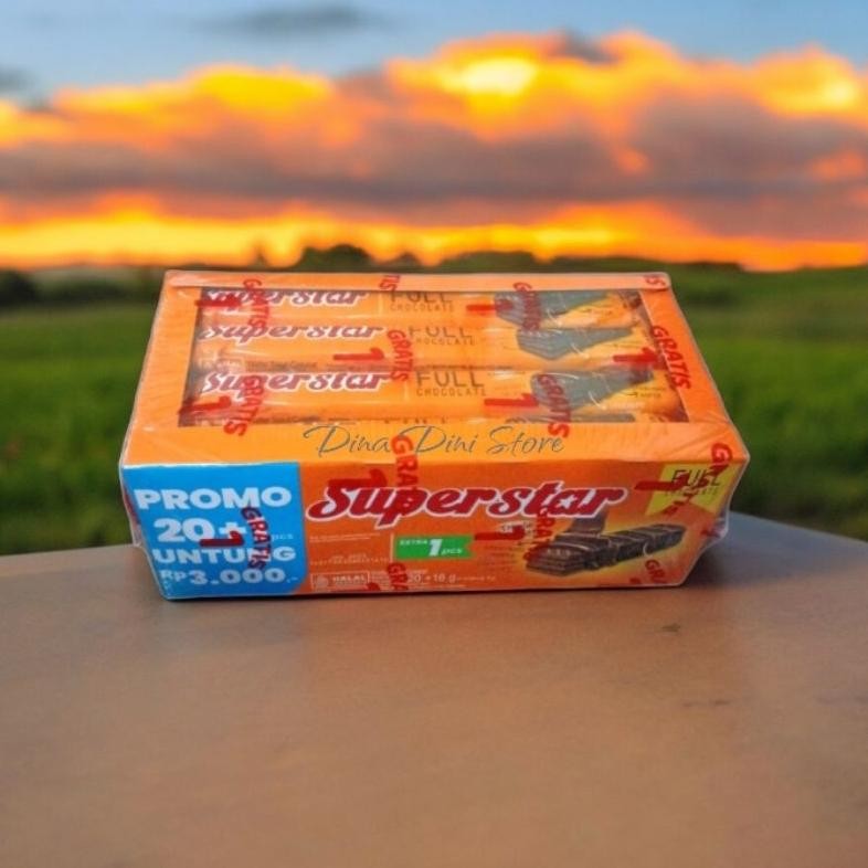 

Superstar Wafer Coklat / Cokelat Isi 20 Nugi
