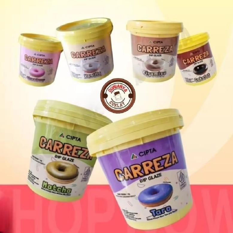

Carreza Dip Glaze All Variant 1 Kg /DipGlaze Carreza/ Glaze/ Selai Carreza/ Selai Roti / Donat Nugi