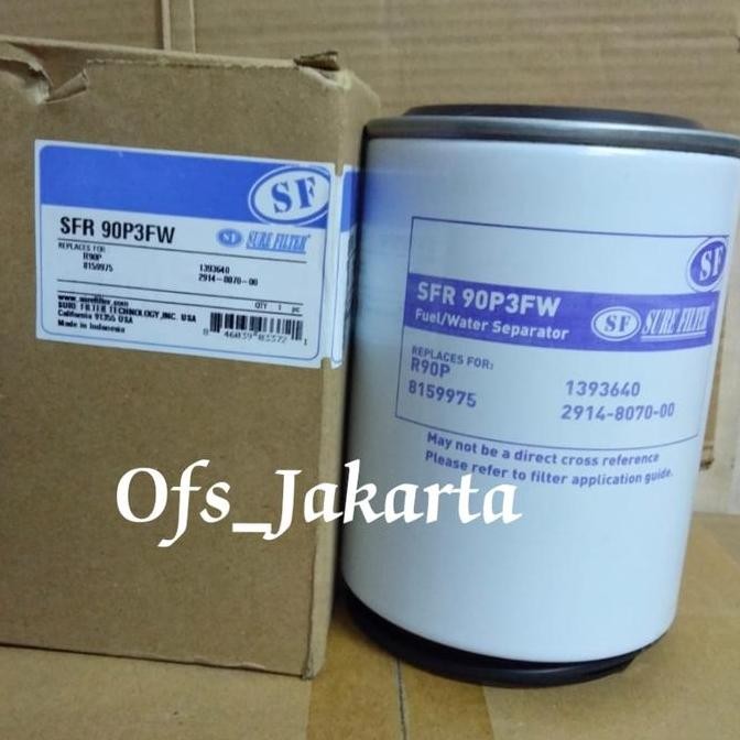 FUEL WATER SPARATOR SFR-90P3 / SFR90P3 SURE FILTER ORIGINAL DAN TERPERCAYA