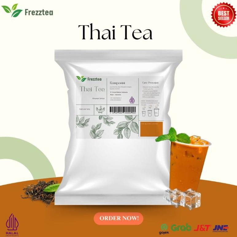 

FREZZTEA Bubuk Minuman Thai Tea 1kg/Powder Thai Tea Nugi