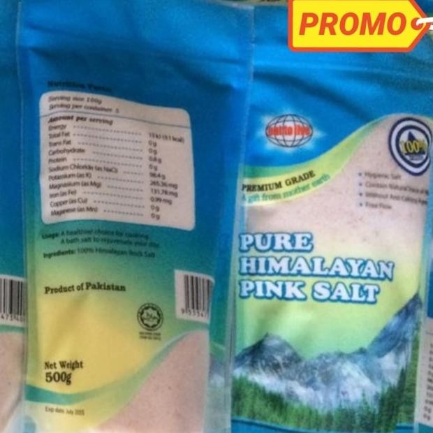 

PRODUK BERKUALITAS PALING DICARI!! Garam himalaya premium 500gr Nugi