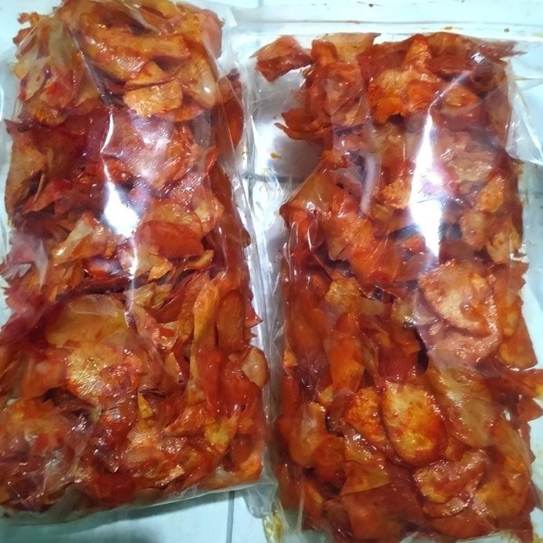 

Keripik Singkong Lengket Pedas Manis - 500 Gram Nugi