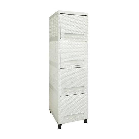 Stok Sj Club Lemari Plastik Flip Susun 4 Lemari Plastik Pintu Sliding Laci Furniture