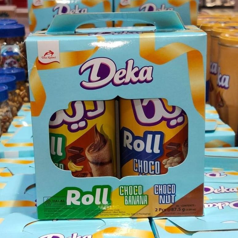 

Deka waffer roll gift box hampers edisi Idul Fitri 1 box isi 2 Nugi