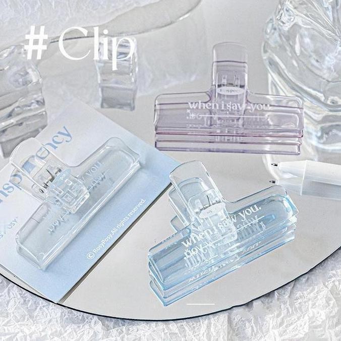 

Winzige Binder Clip Klip Paper Clip Transparan Klip Kertas Lucu Klip Buku Aesthetic Penjepit Kertas Clipper Alat Tulis Coquette Stationery Study Stuff