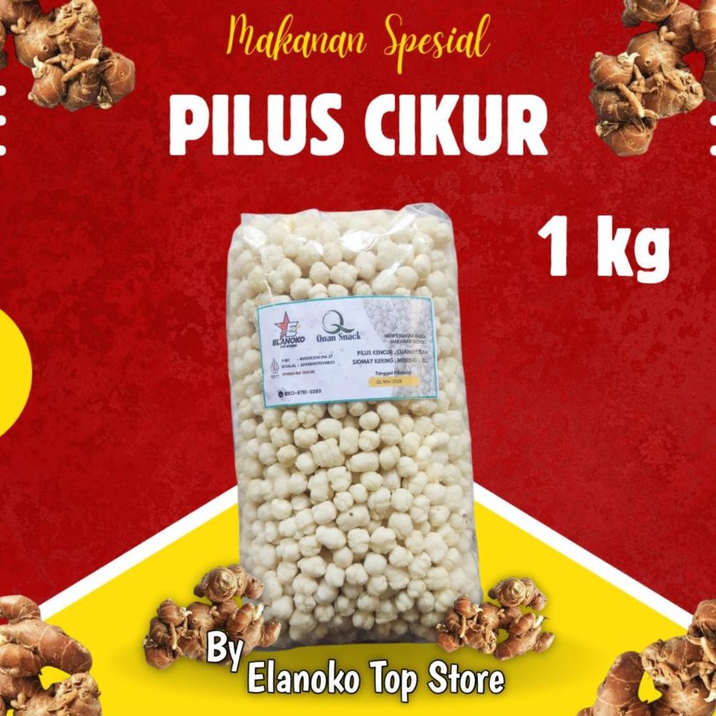 

pilus Kencur / tiktak cikur 1kg toping seblak, baso , cemilan tradisional Nugi