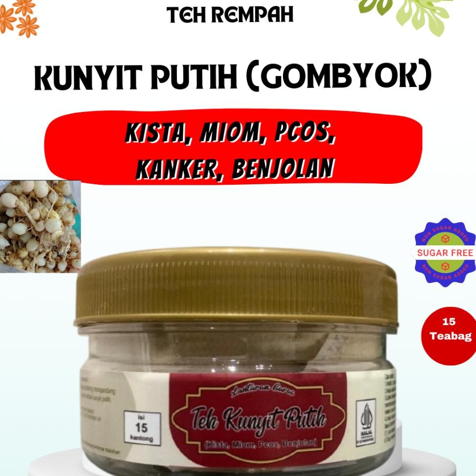

Teh Kunyit Putih Teh Celup Kunyit Putih Gombyok Kista Miom Pcos Kanker Benjolan