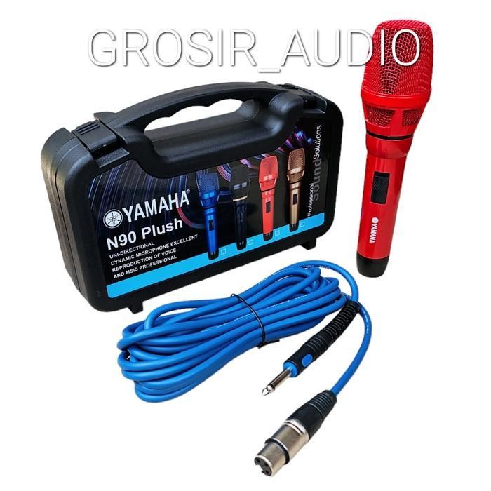 Mic Kabel Yamaha N90 Plush Body Besi ,Microphone Kabel Yamaha N90Plush ,Mic Kabel Yamaha ,Mic Yamaha