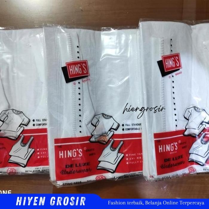 HG- KAOS SINGLET PRIA HINGS, UKURAN 323436       BY HIEN GROSIR PRODUK PILIHAN 