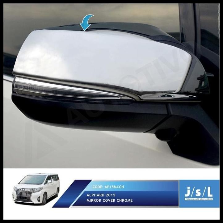 TERBARU ALL NEW ALPHARD COVER SPION MIRROR COVER CHROME/AKSESORIS ALPHARD