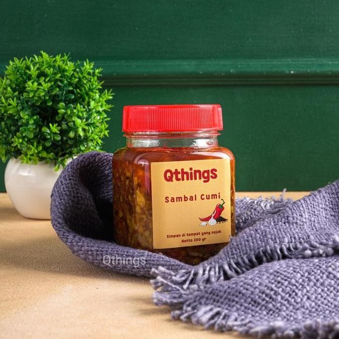 

Sambal CUMI pedas 200gr