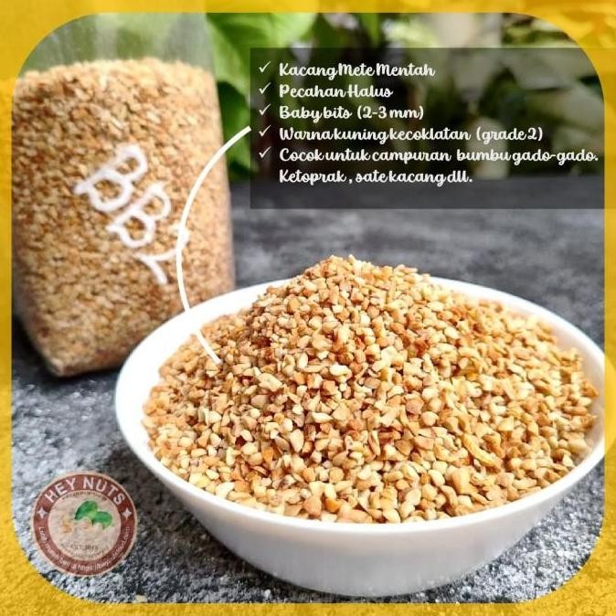 

Kacang Mede Menir Mede Pecah Mete Patahan Sambal Ayam Gepuk BB2 10kg