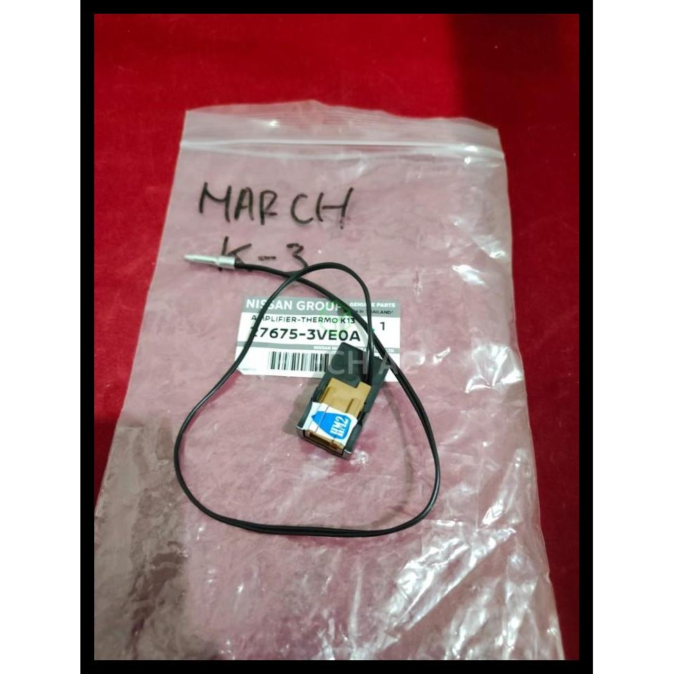 TERMURAH THERMISTOR NISSAN MARCH KAKI 3 TANPA SOKET PUTIH TERMISTOR AC MOBIL 