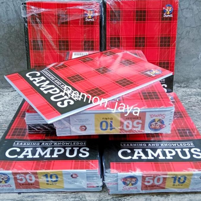 

10 Pcs Buku Tulis Suma Campus 50 Lembar