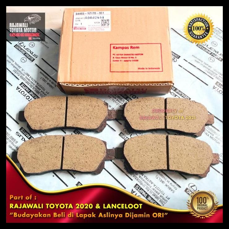 HOT DEAL KAMPAS REM DEPAN GRAND AVANZA, ALL NEW XENIA, RUSH, TERIOS & APV AKEBONO BRAKE PAD ORIGINAL