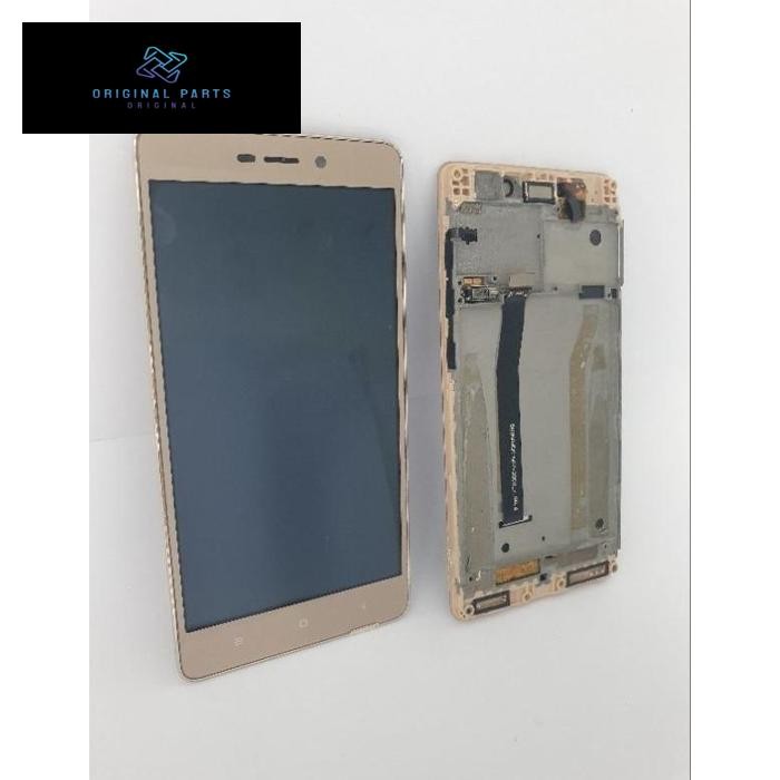 LCD Redmi 3S Original Copotan Fullset Lcd Touchscreen Dan Bezel Bergaransi