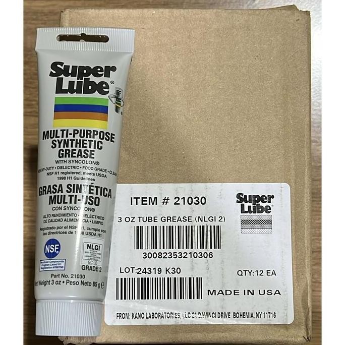 TERMURAH - Super Lube Multi-Purpose Synthetic Grease Food Grade NLGI 2 PN:21030 (85g)