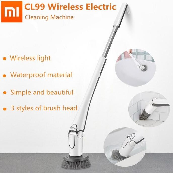 BEBAS ONGKIR - Xiaomi Youpin GOOD PAPA Sikat Pembersih Wireless Electric Elektrik