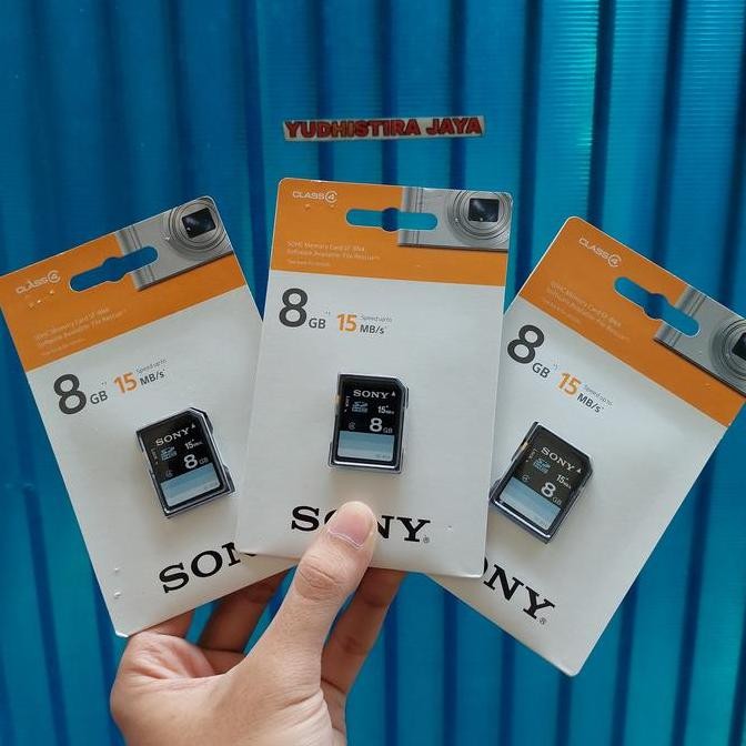 TERBARU - Sony SDHC 8GB Original Memory Card Kamera SD Card 8GB Garansi Resmi