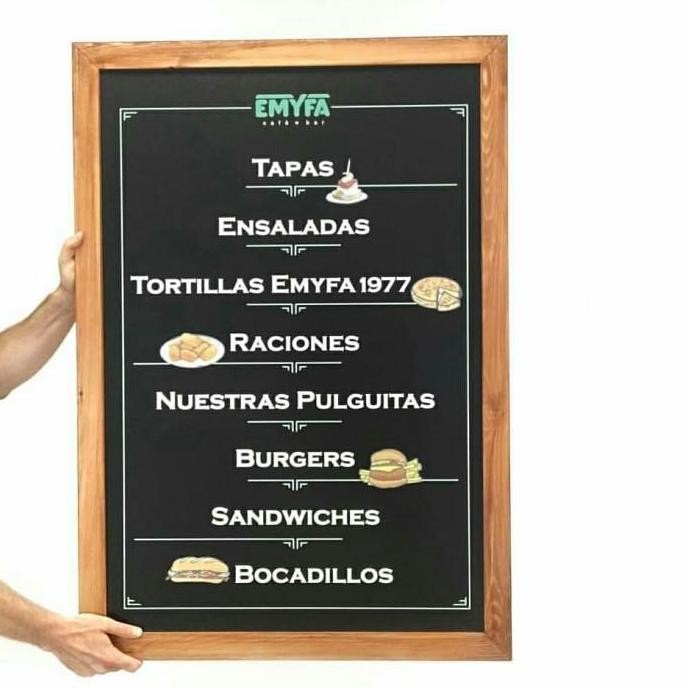 

Stok Sj Blackboard Papan Tulis Ung Resto Size 100X80Cm