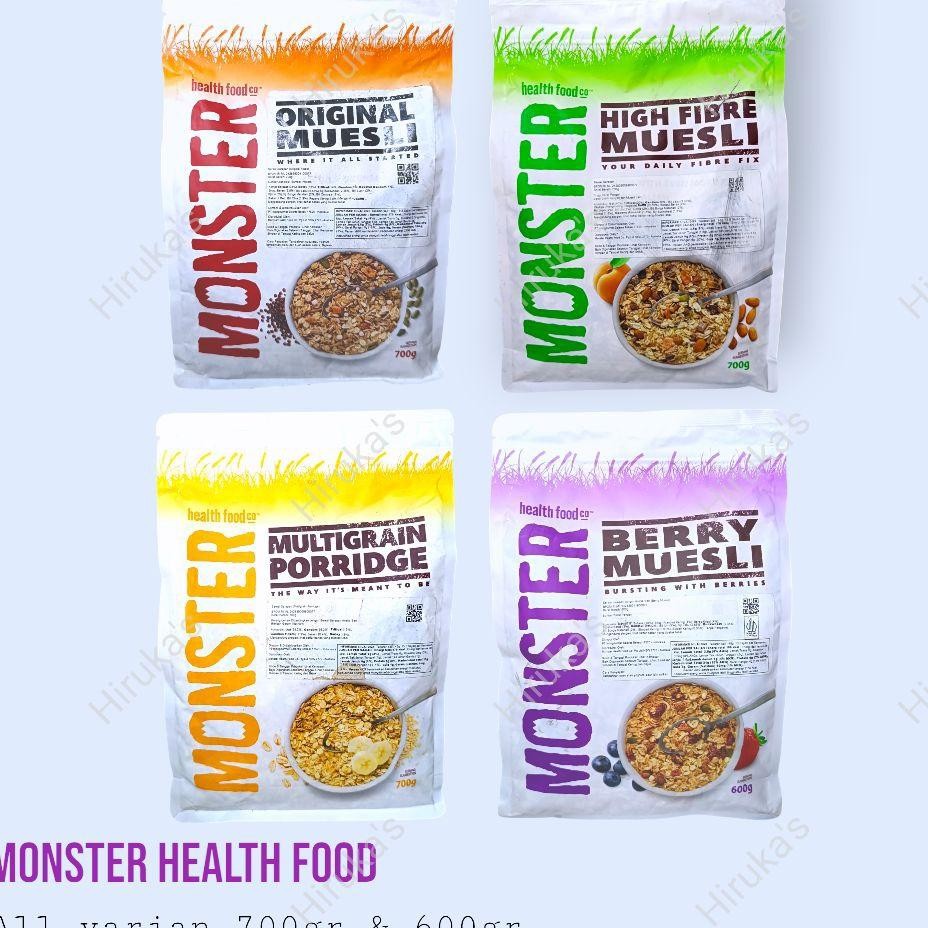 

Monster Muesli 700Gr Hh Fibre Berry Multrain Menu Makanan Muesli Food