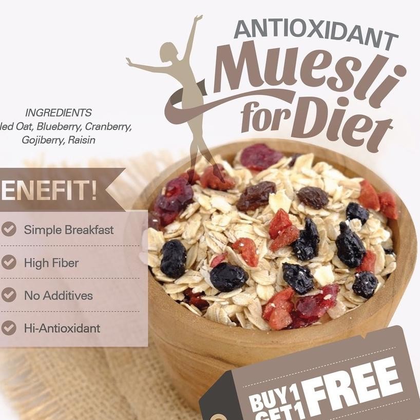 

Buy 1 Get 1 Free Antioxidant Muesli Gr X 2Pc