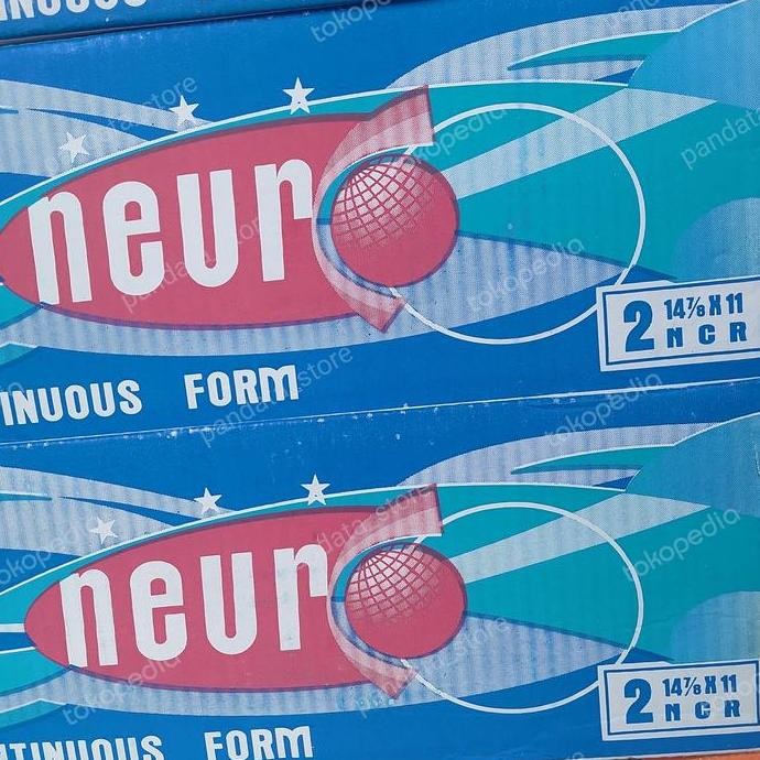 

TERMURAH - kertas komputer continuous form 2 ply besar 14 7/8x11 warna