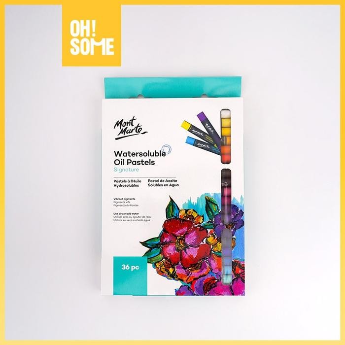 

BEST SELLER OHSOME - Mont Marte Watersoluble Oil Pastels Multiways 24/36PCS