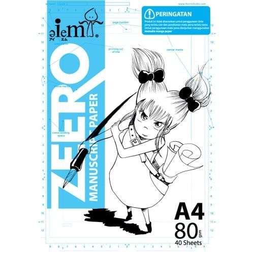 

BEST SELLER manuscrip manga paper ukuran A4 merek eiem seri zeero