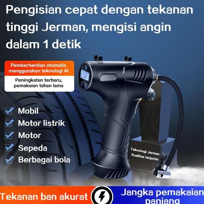 POMPA BAN MOBIL TRUK MOTOR ELEKTRIK CEK TEKANAN ANGIN DIGITAL POMPA ELEKTRIK POMPA UDARA MOBIL PORTA
