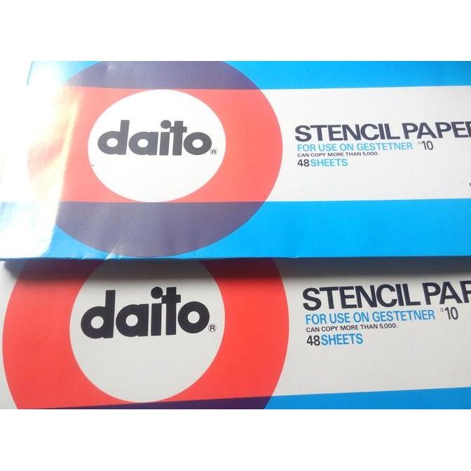 

TERMURAH - Kertas stencil daito/ stencil paper daito