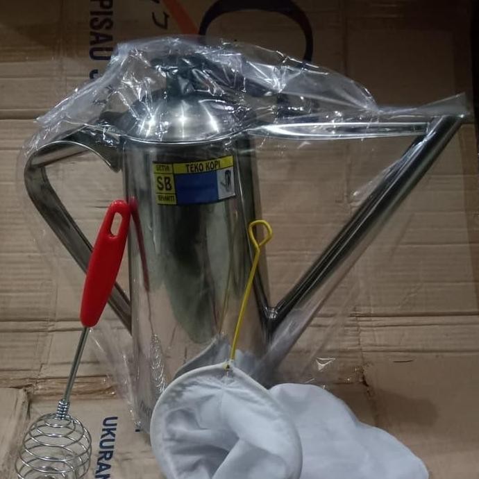 Paket Hemat Teko Teh Tarik / Teko Thai Tea / Teko Teh Stainless