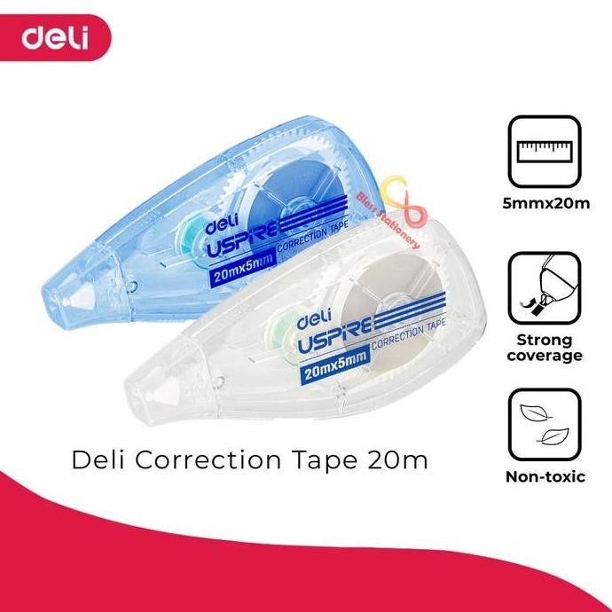 

Tipex Kertas 20 Meter Correction Tape Tipx Roll Tip-Ex Kering Tip-X