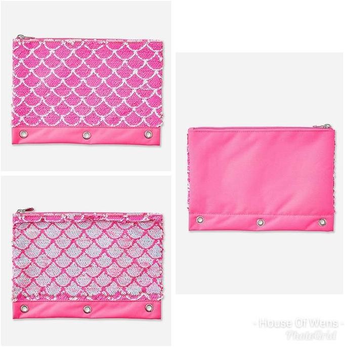

Justice Mermaid Sequin Pencil Case - Tempat Pensil Sequin Justice
