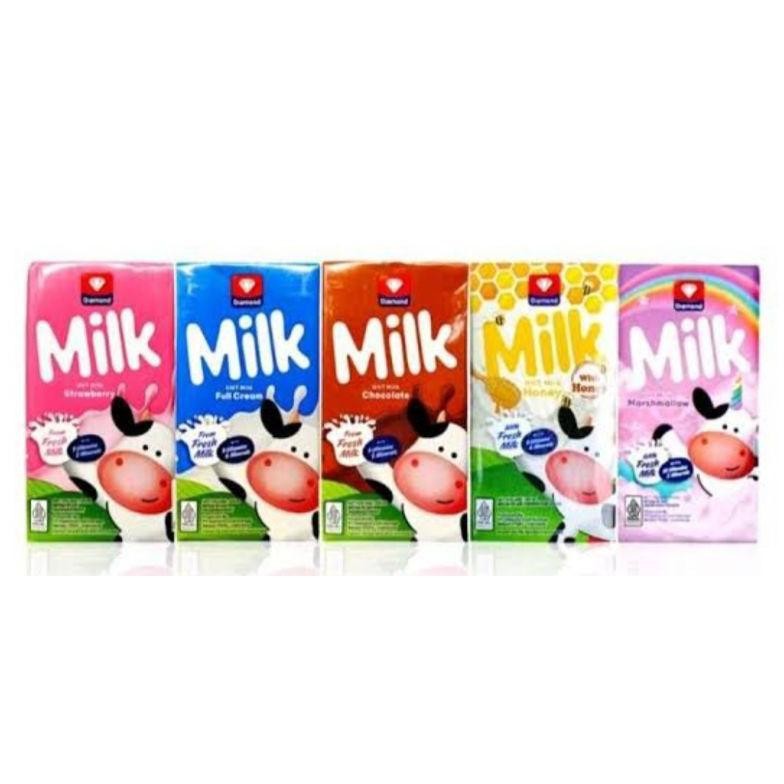 

Diamond susu uht 125ml all variant isi 40pcs Nugi