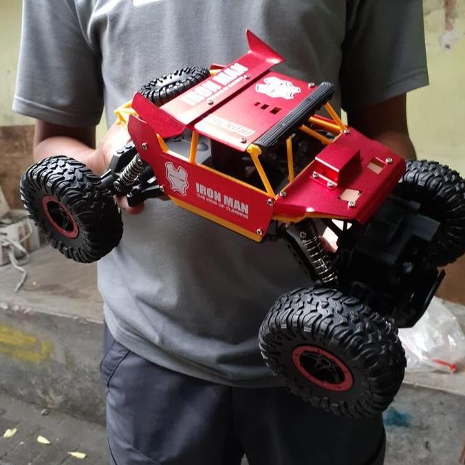 Mainan Mobil Remote Control RC Motif Superhero IronMan